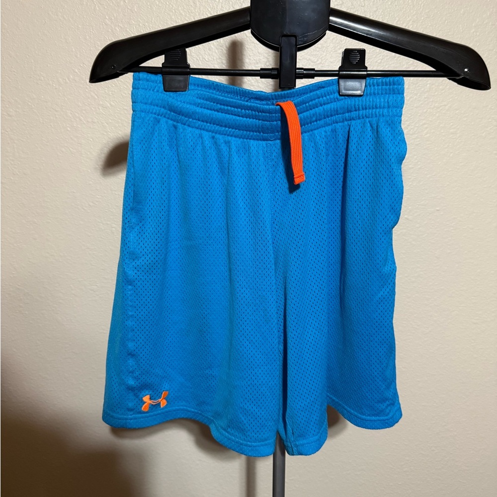 Under Armour Bright‎ Blue Shorts with Orange Detail